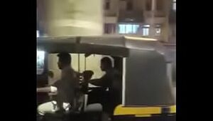Fakeauto duo oral job in Mumbai autorickshaw part 2