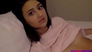 Eliza Ibarra caught by step step-brother and plowed