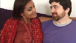 Hotwife Wifey Shriya Aunty Smashing Her Stepbrother and his Buddy - Clear Hindi Audio