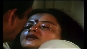 Steaming Romantic sequence of  REKHA
