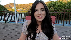 Real Teenagers - Cool Aubree Valentine Pounded On First-ever Pornography Audition